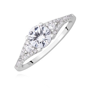 Inel argint cu pietre DiAmanti Z1412A_W-DIA (Argint 925‰ 1,9 g.)